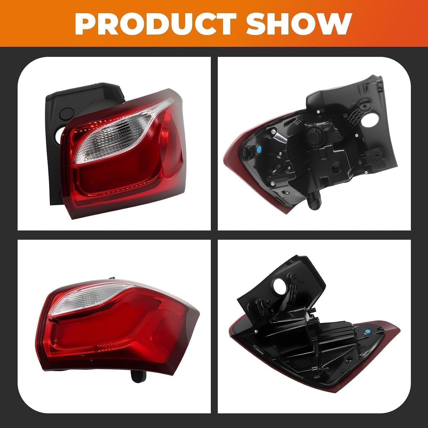 Passenger Side Tail Light Assembly Compatible with 2018-2021 Equinox Premier