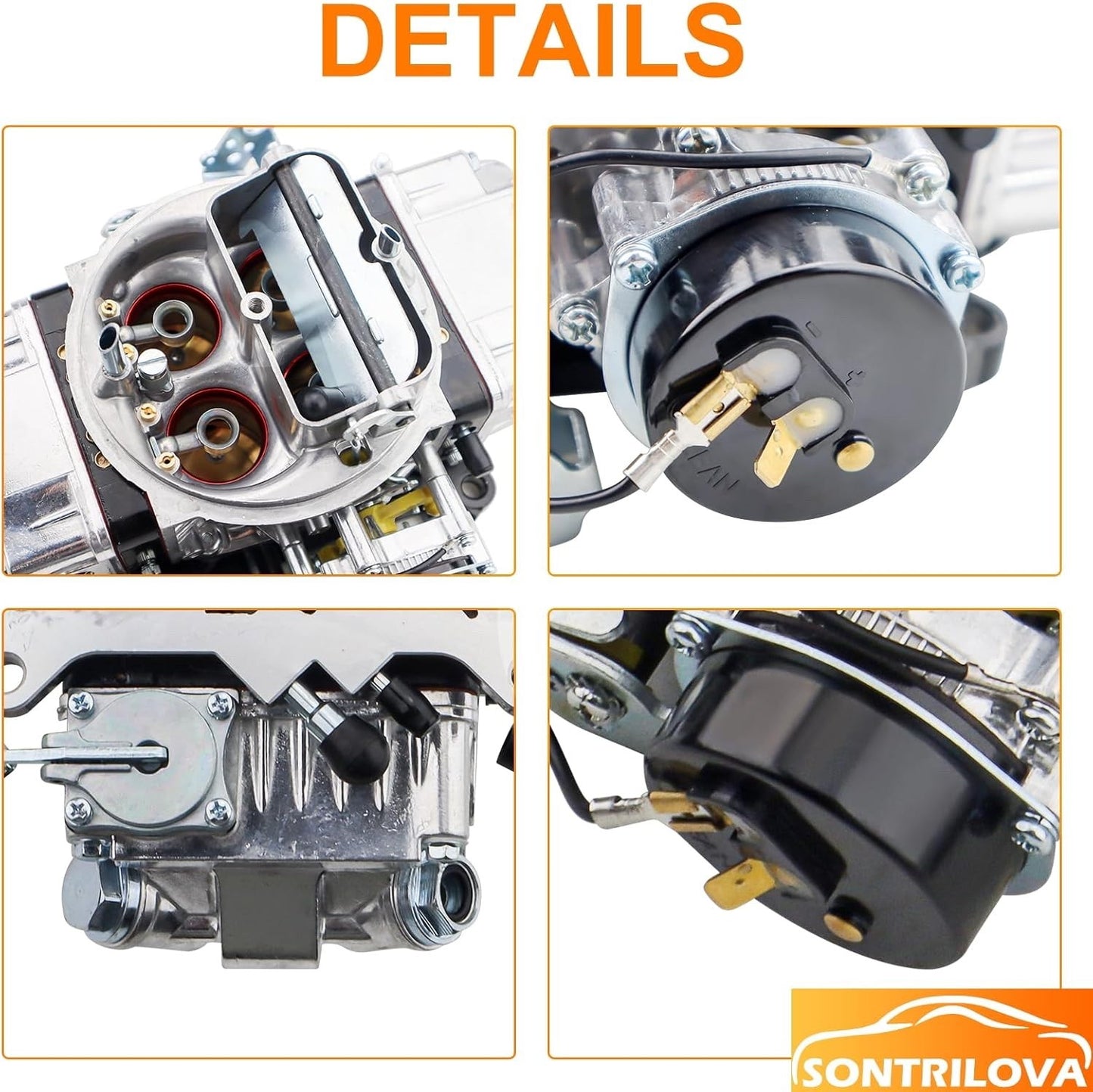 BR-67255 Carburetor 4150 Model 650 CFM 4 Barrel Double-Pumper,Compatible