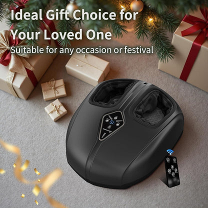 Shiatsu Foot Massager with Heat,Vibration,Air Compression and Deep Kneading