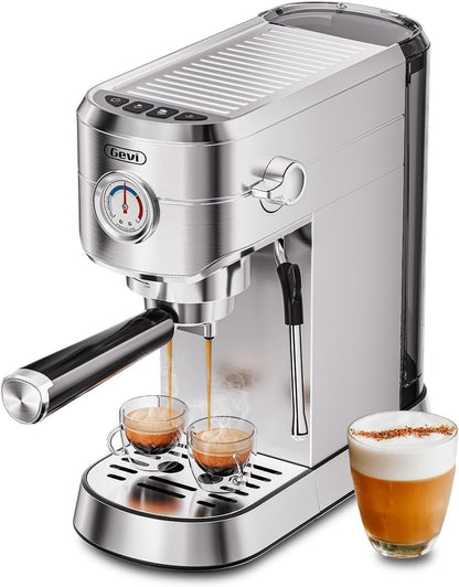 Gevi Espresso and Coffee Makers, Espresso Maker, Stainless Steel Commercial
