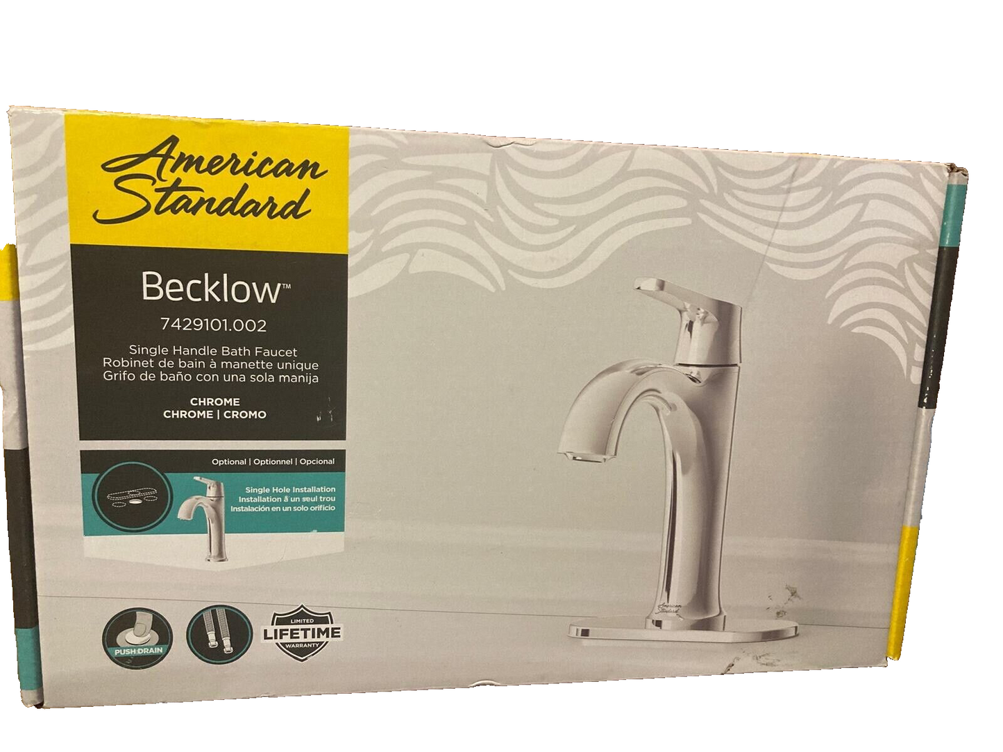 American Standard 7429101.002, Becklow Single-Handle Bathroom Faucet , Chrome