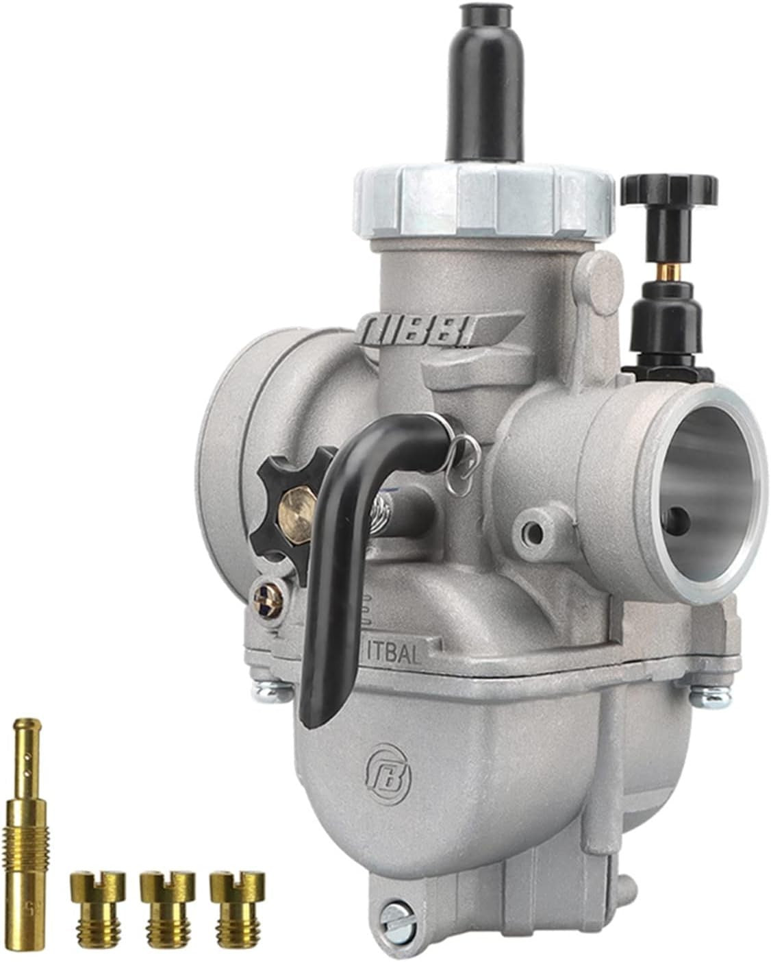NIBBI PE30 Carb 30mm Carburetor Motorcycle Carburetor with Carb Jets Fit 250cc