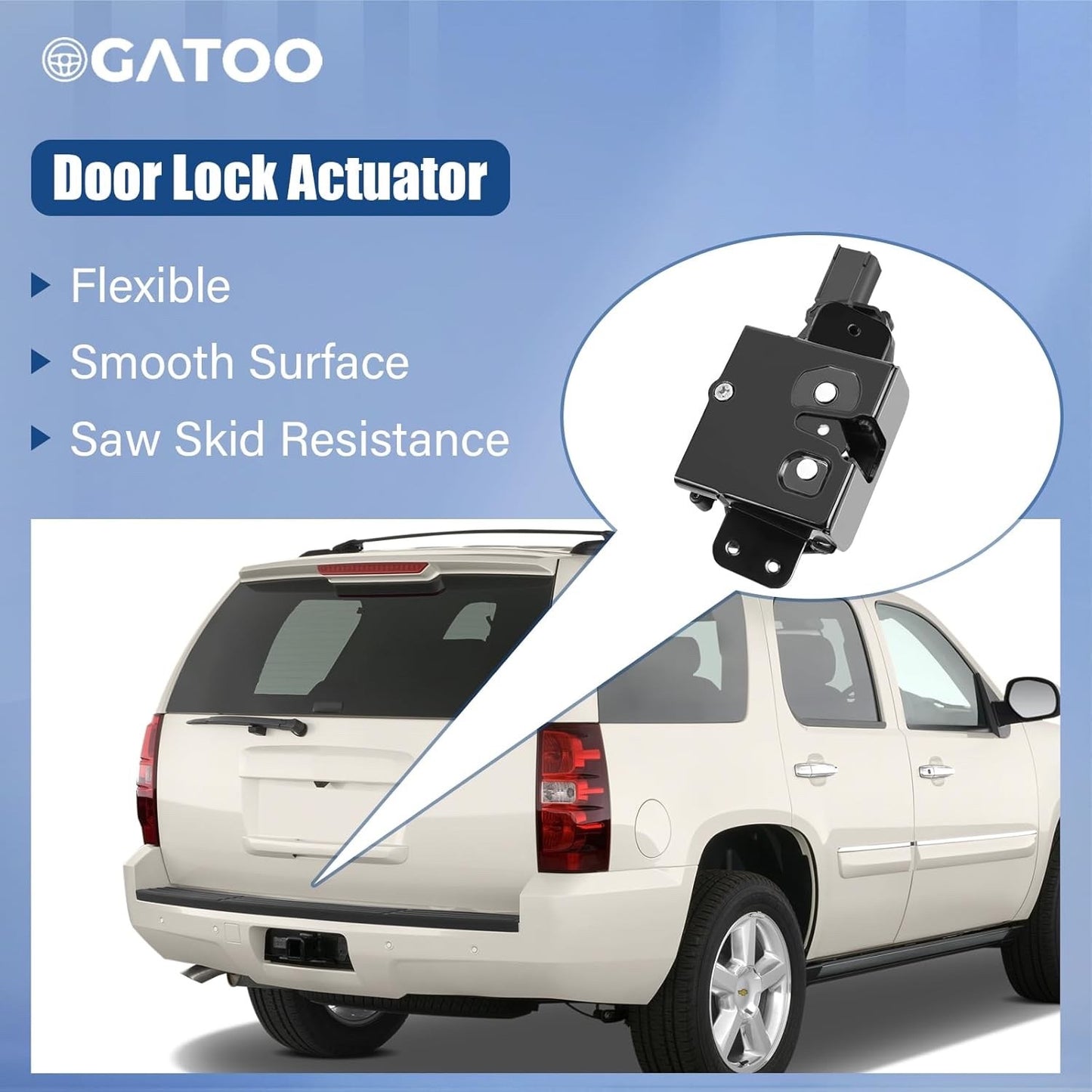 Rear Gate Trunk Latch Tailgate Actuator Fit for Chevy Tahoe Suburban 1500 2500