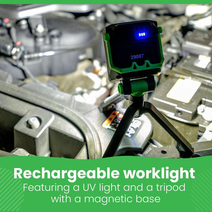 LitezAll 2000 Lumen Rechargeable Work Light with Stand – Tripod Light, Tower