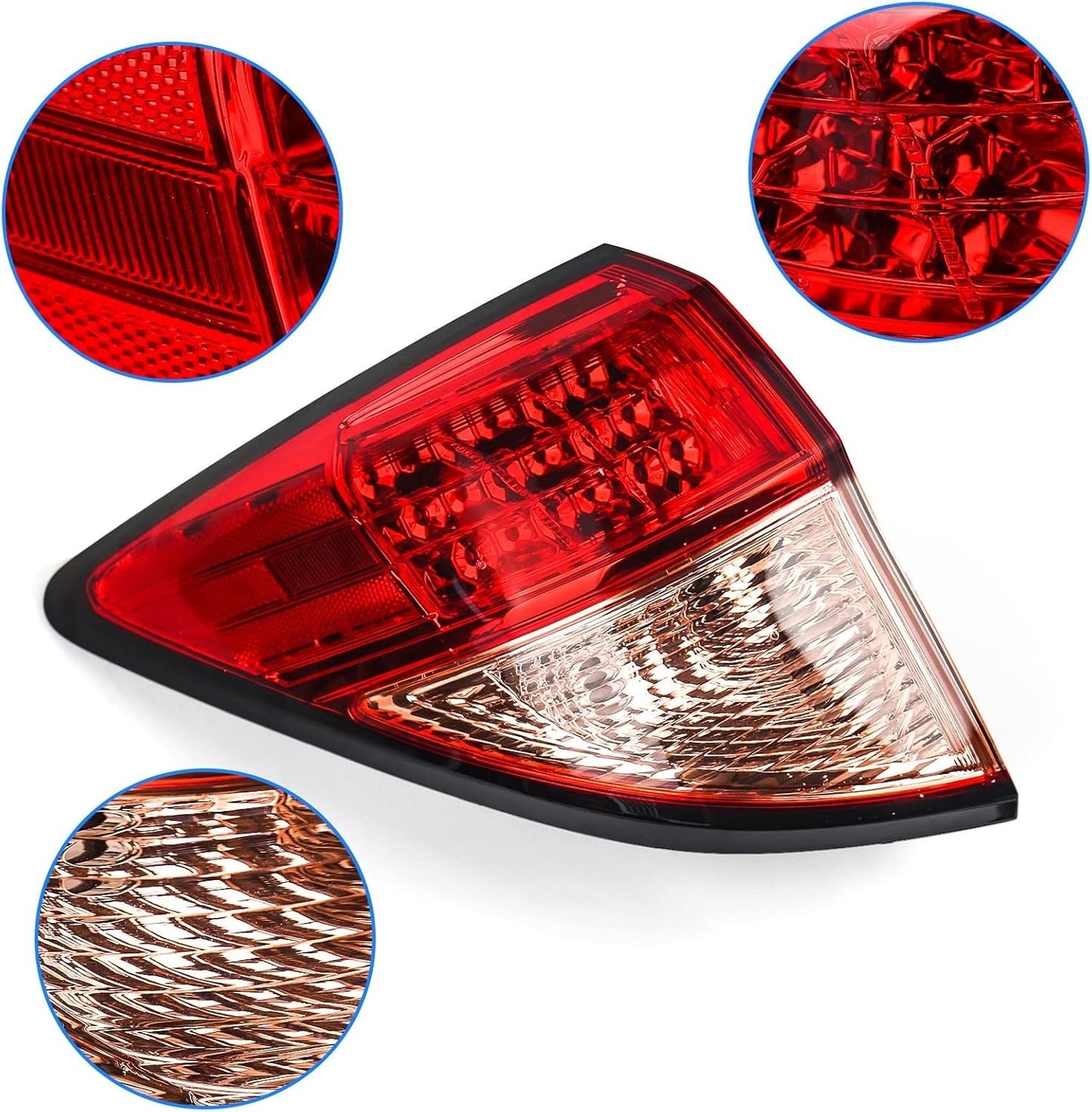 Huray Outer Tail Light for Honda HRV 2016 2017 2018 Taillight Assembly Brake