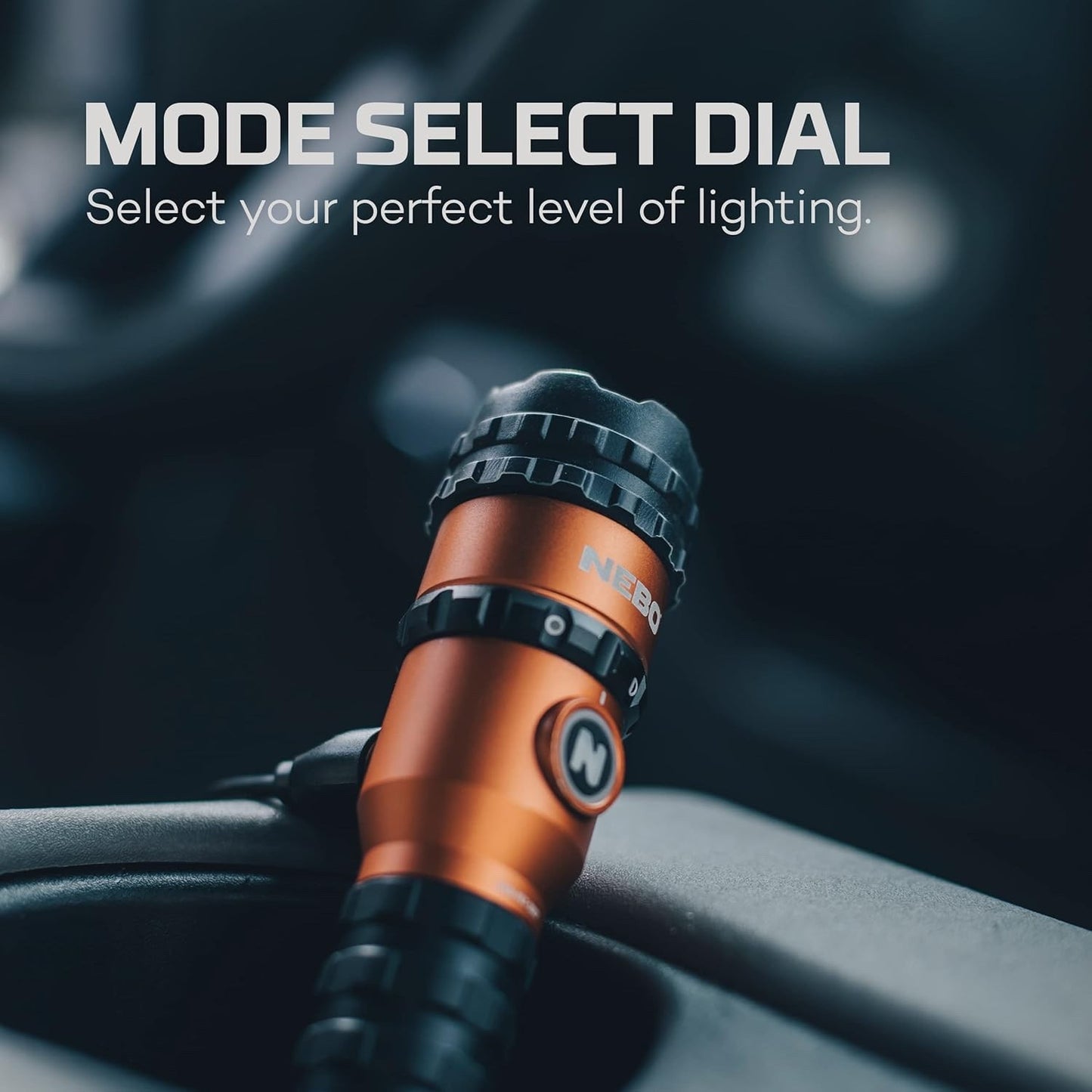 NEBO FL1500 Rechargeable Flashlight 1500 Lumens 5 Modes Magnetic Base 2X Zoom