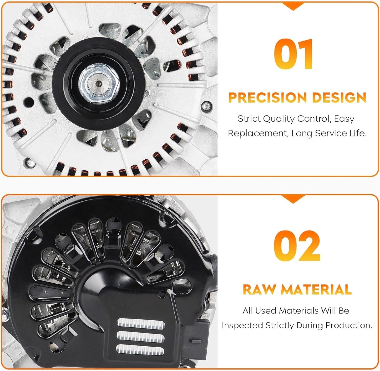 New Alternator for Mercruiser Model 350 Mag MPI, 4.3L EFI, 454 Mag Bravo