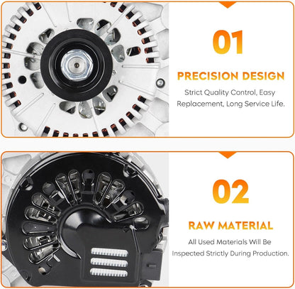 New Alternator for Mercruiser Model 350 Mag MPI, 4.3L EFI, 454 Mag Bravo