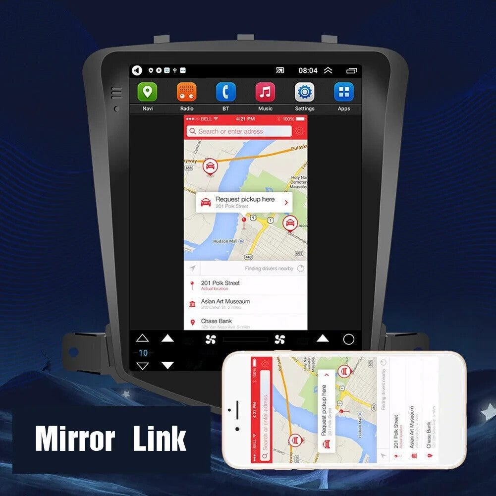 HUOEPU Car Radio for Chevrolet Chevy Cruze 2009-2015 9.7 inch Android 13 Car