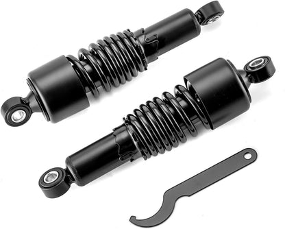 WeiSen 10.5" Rear Shocks Preload Adjustable Lowering Kit Compatible with Harley