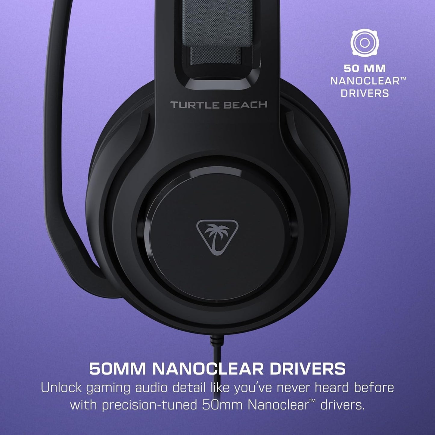 Turtle Beach Atlas 200 Wired USB PC Headset for PC, Gaming Consoles, Xbox, Play