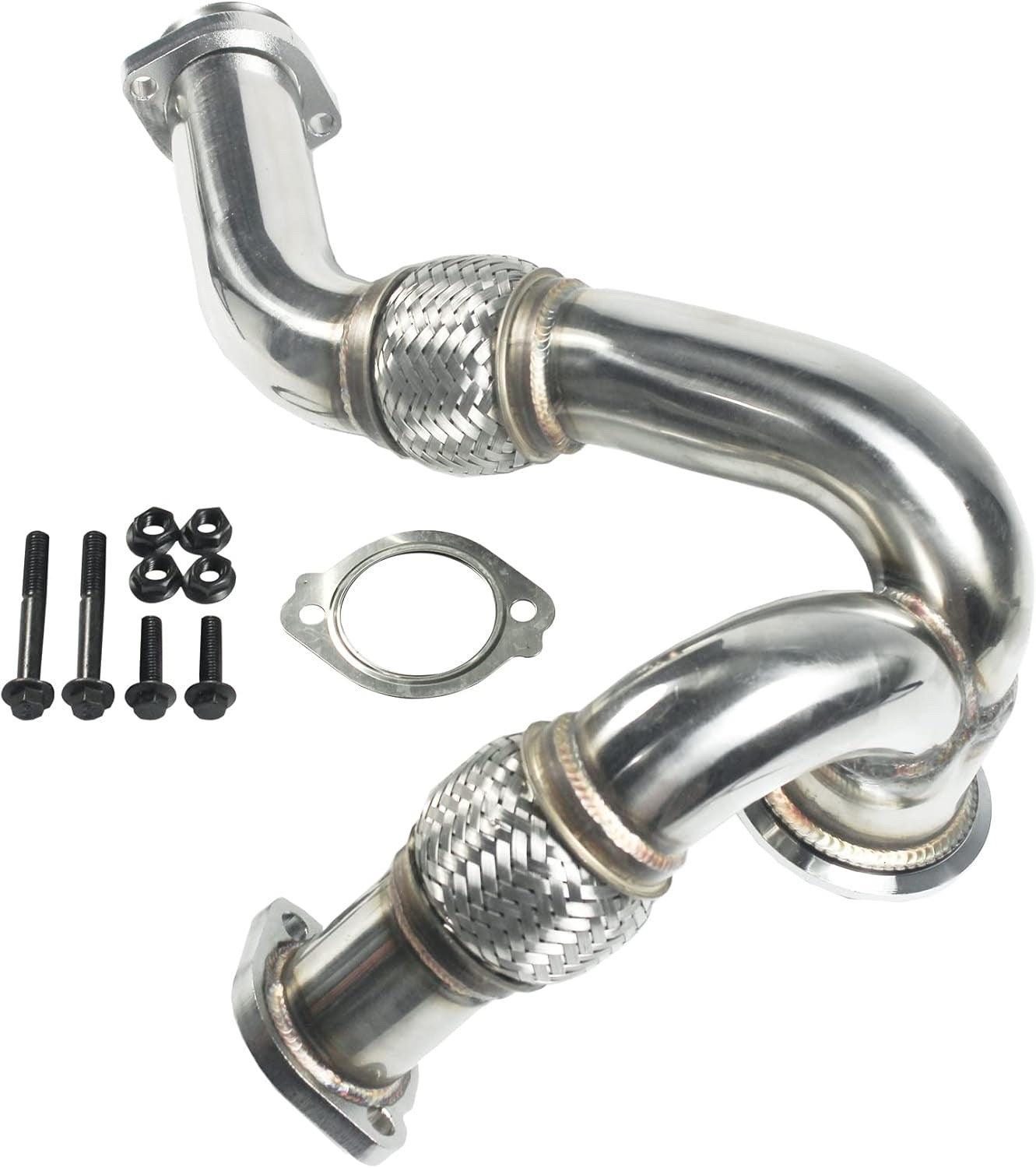 JDMSPEED New Turbocharger Y-Pipe Up Pipe Kit With Gasket Replacement For Ford 6
