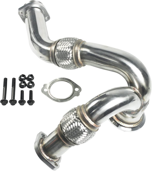 JDMSPEED New Turbocharger Y-Pipe Up Pipe Kit With Gasket Replacement For Ford 6