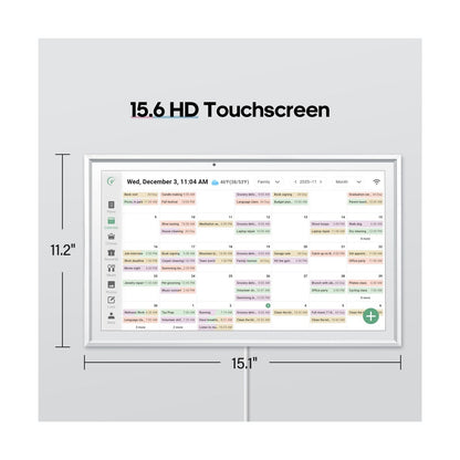 Digital Calendar 15.6 Inch Smart Electronic Family Planner with Chore Chart