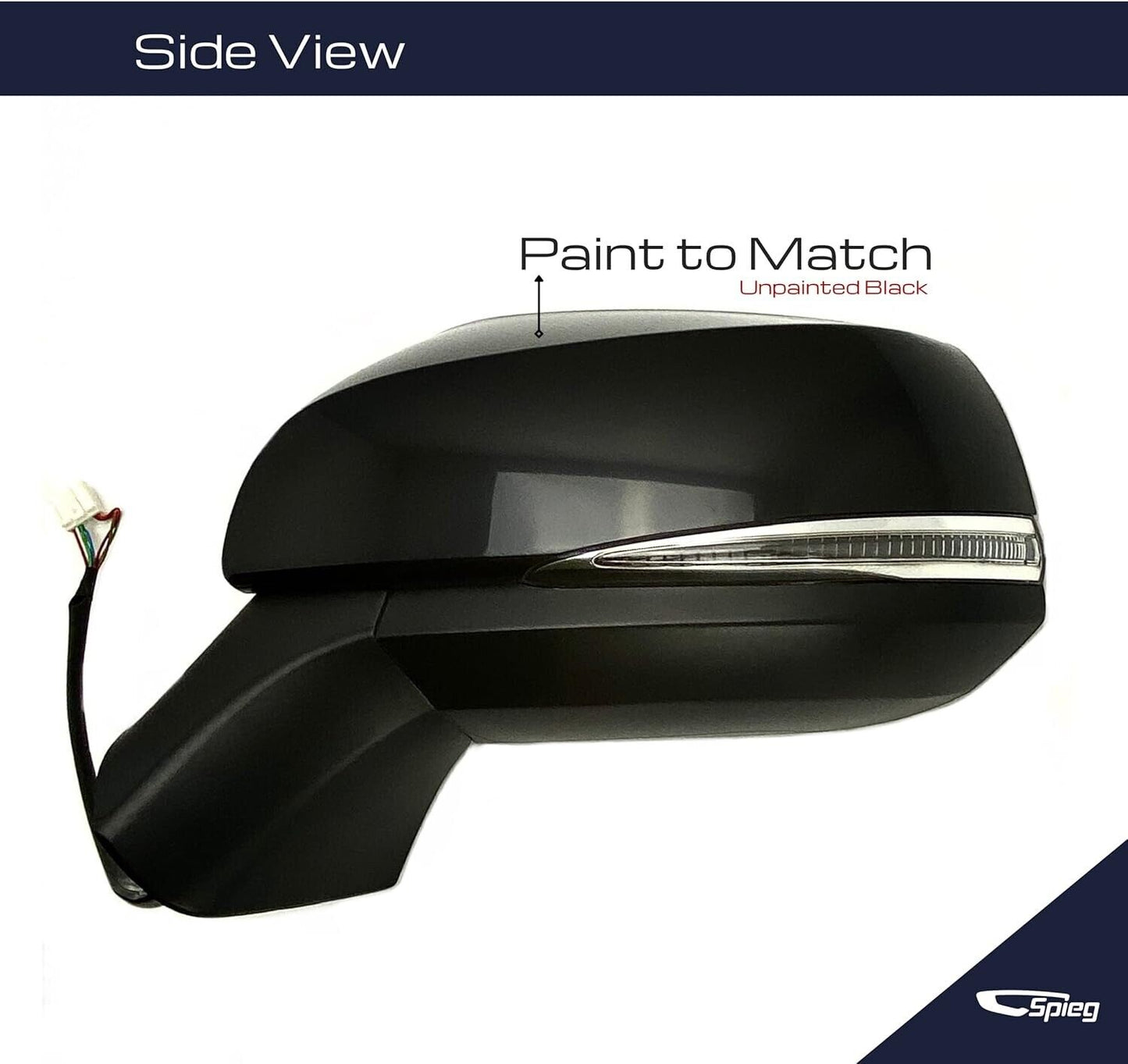 Door Mirror-Turn Signal Puddle Light Paint to Match Mirror fits 2019 Toyota RAV4