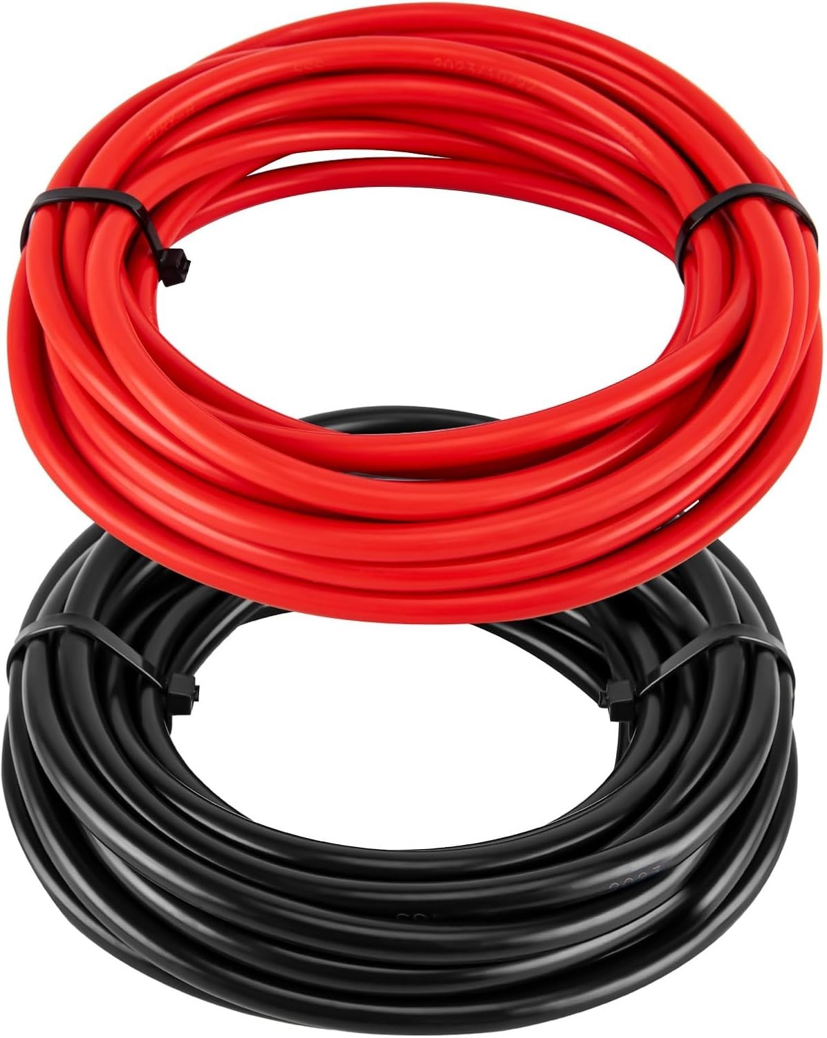 6 Gauge Wire 6 Awg Wires 20 FT Black + 20 FT Red, 6 Gauge Battery Cable 6awg Mar