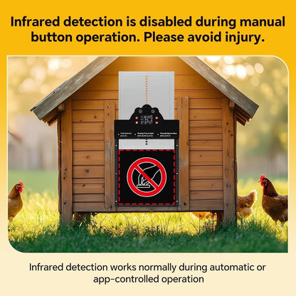 Besly HD AI Camera Automatic Chicken Coop Door, WiFi Solar Powered