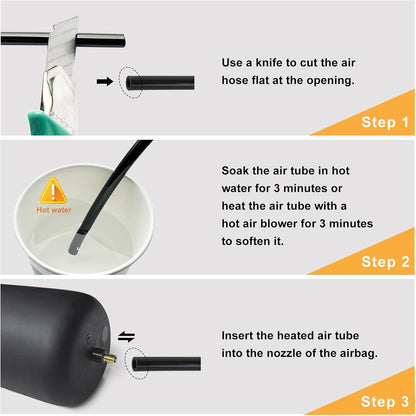 Air Helper Spring Bags Suspension Kit Compatible with 2009-2024 Ram 150.1pack