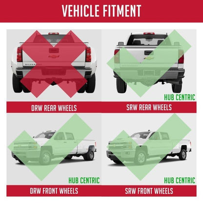 Coyote Accessories® 8180-8180H-C - 8 on 180mm 1.50 Inch Thick 124.1mm