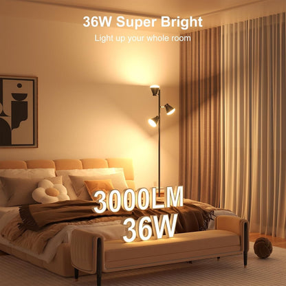 Floor Lamps for Living Room, 36W LED Floor Lamp Standing Lamp with Foot Switch
