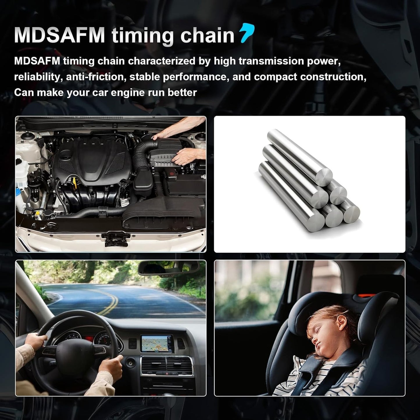 Timing Chain Kit for 2008-2015 Honda Acura ILX Accord Civic Crosstour CR-V 2.4L