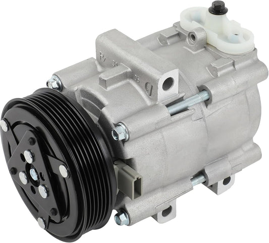 ECCPP A/C Compressor with Clutch 2003-2007 Fit for Ford Focus 2.0L 2.3L 2.5L AC