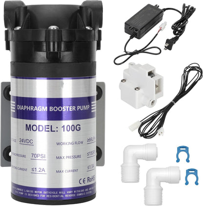 2025 New 100G 6800 Reverse Osmosis Booster Pump Kit,Equipped with a High-Pressur