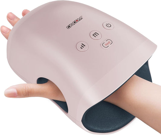 CINCOM Hand Massager - Cordless Hand Massager with Heat and Compression