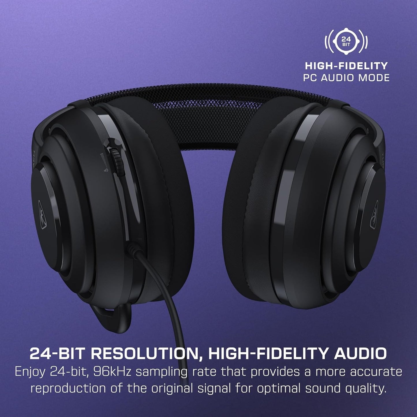 Turtle Beach Atlas 200 Wired USB PC Headset for PC, Gaming Consoles, Xbox, Play