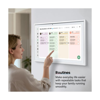 Digital Calendar 15.6 Inch Smart Electronic Family Planner with Chore Chart