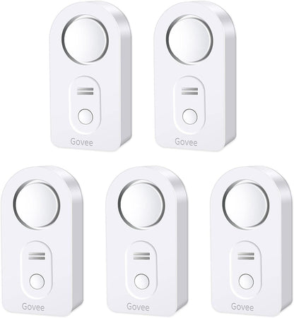 Govee Water Leak Detectors 100dB Adjustable Audio Alarm Sensor H5054 - 5 Pack