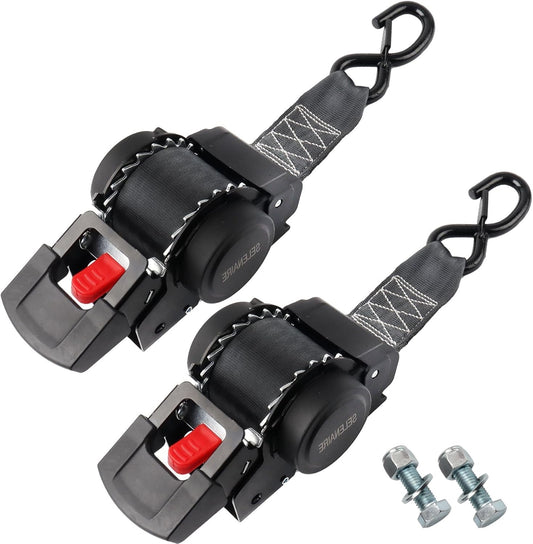 Erickson 34416 Retractable Ratcheting Tie-down Strap 3300 LB 8 FT L X 2 in W