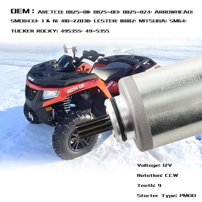 New Starter Motor Compatible with Arctic Cat ATV 550 650 700 Thundercat H2 UTV P