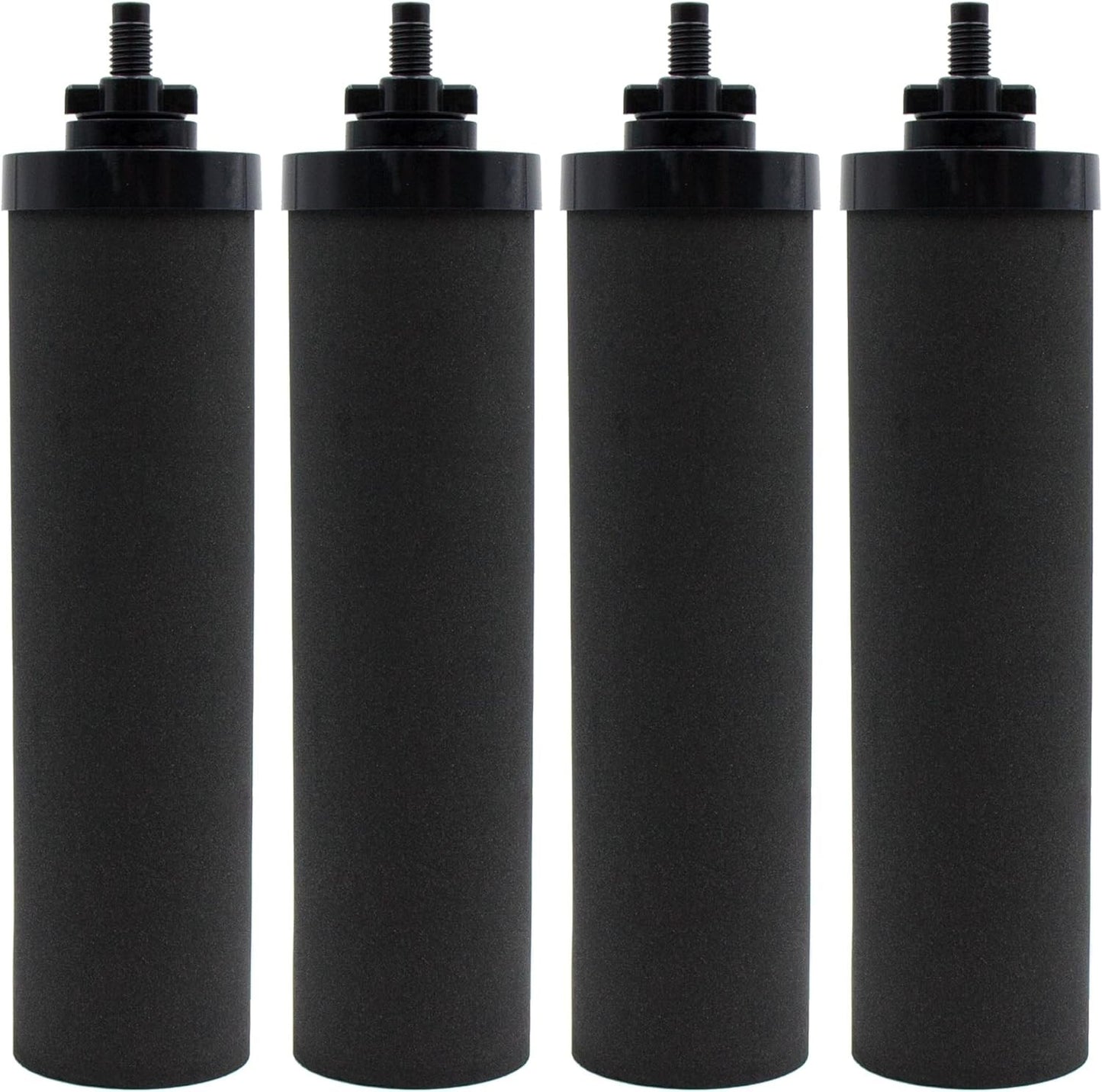 4 Packs Replacement Gravity System Filters BB9-2 Black For Berkey Water Filter