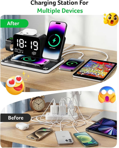acer 7-in-1 Wireless Charging Station Charger Stand for Multiple Devices. SEALED