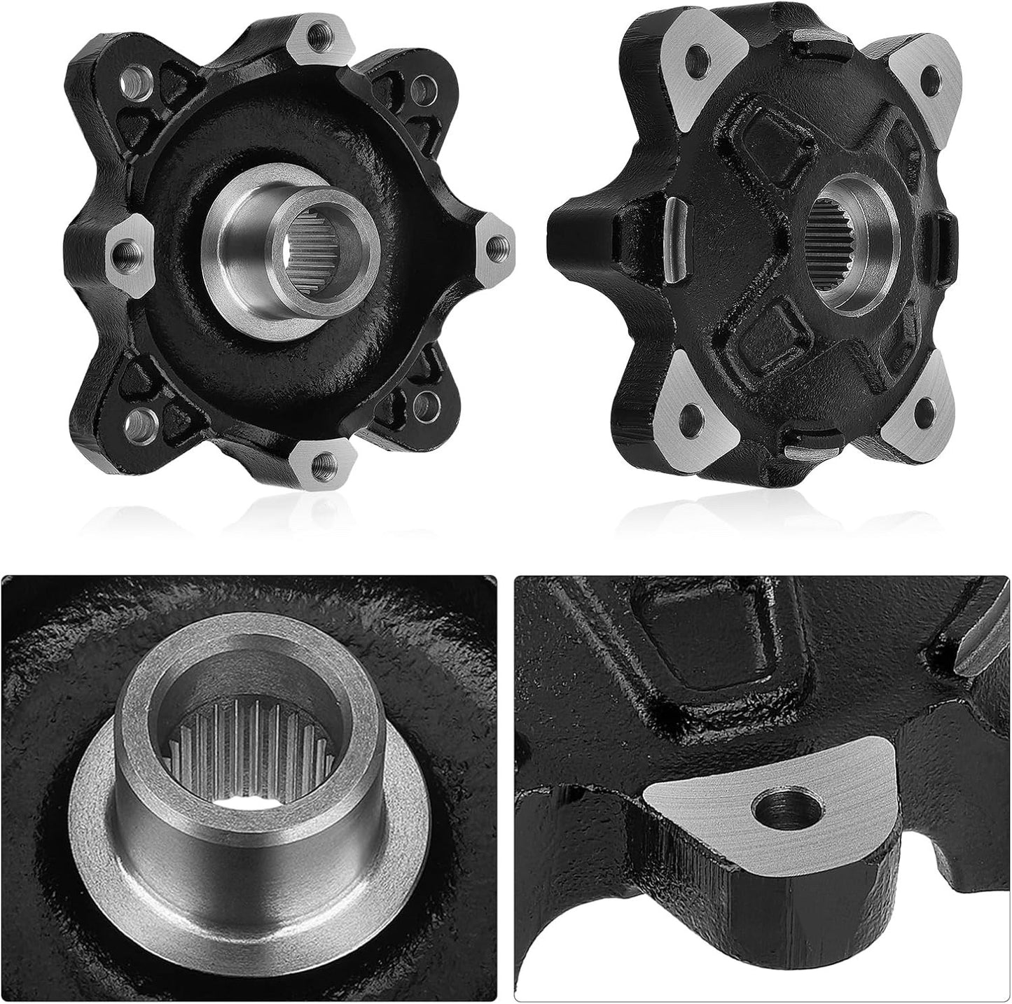 M MATI Front Wheel Hub 2 PCS for Polaris Ranger 500 800 Diese-l 900 2010-2014 AC