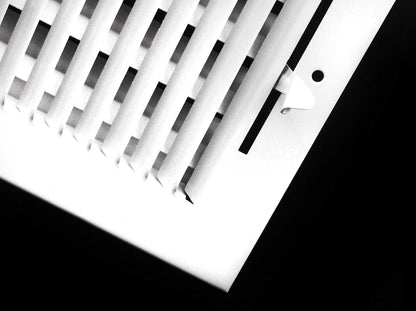HVAC Premium 18" X 8" 2-Way-Vertical AIR Supply Grille - Vent Cover & Diffuser