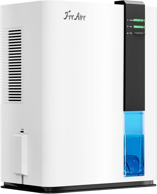 FreAire Dehumidifier for Bathroom, Auto Shut Off | Quiet | 88 OZ Water Tank