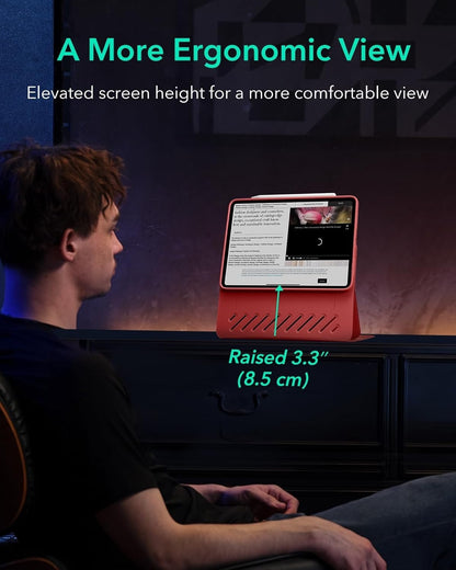 ESR for iPad Air 13 Inch Case (2025/2024) M3/M2, Removable Magnetic Cover, Adjus