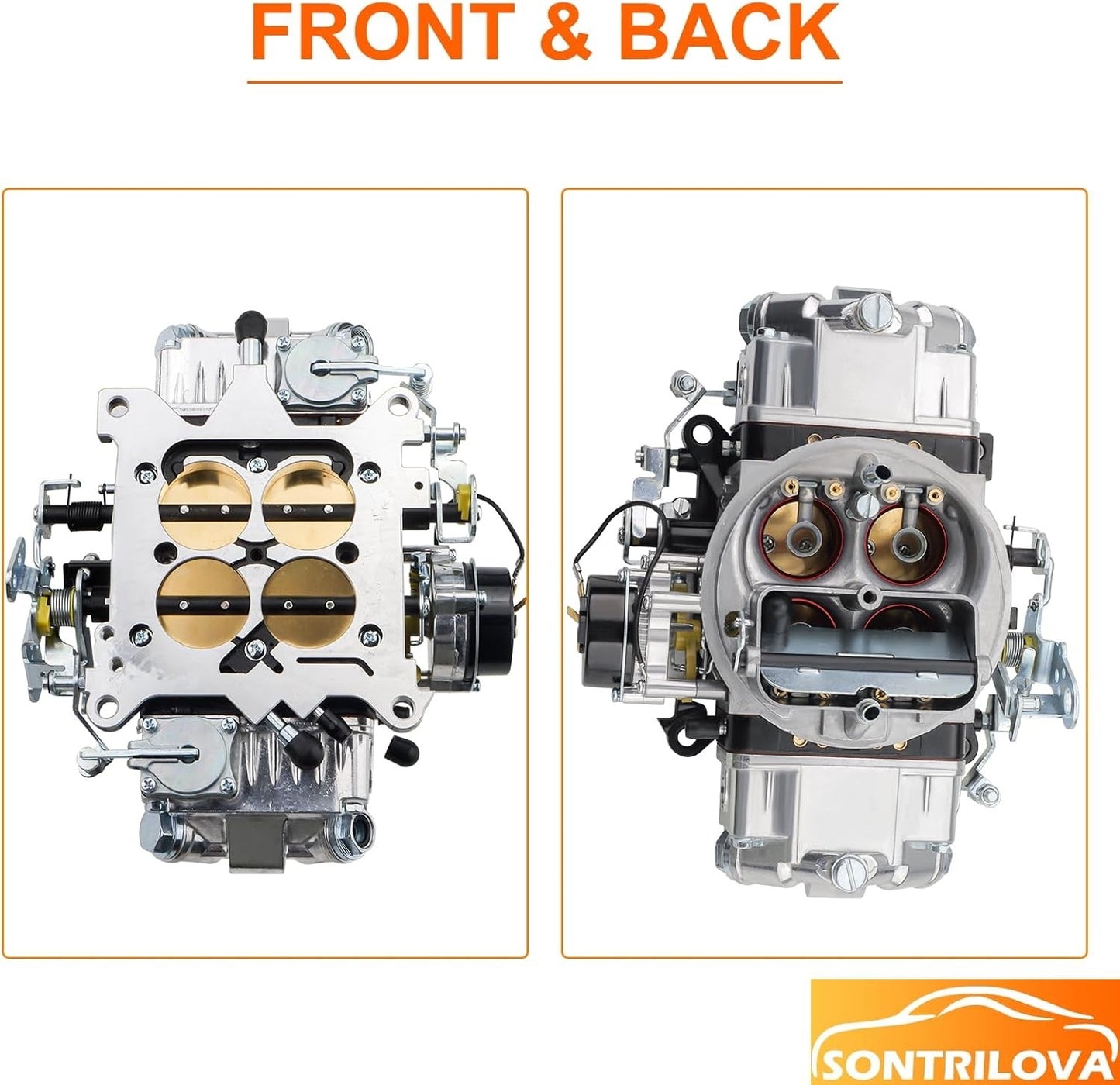 BR-67255 Carburetor 4150 Model 650 CFM 4 Barrel Double-Pumper,Compatible