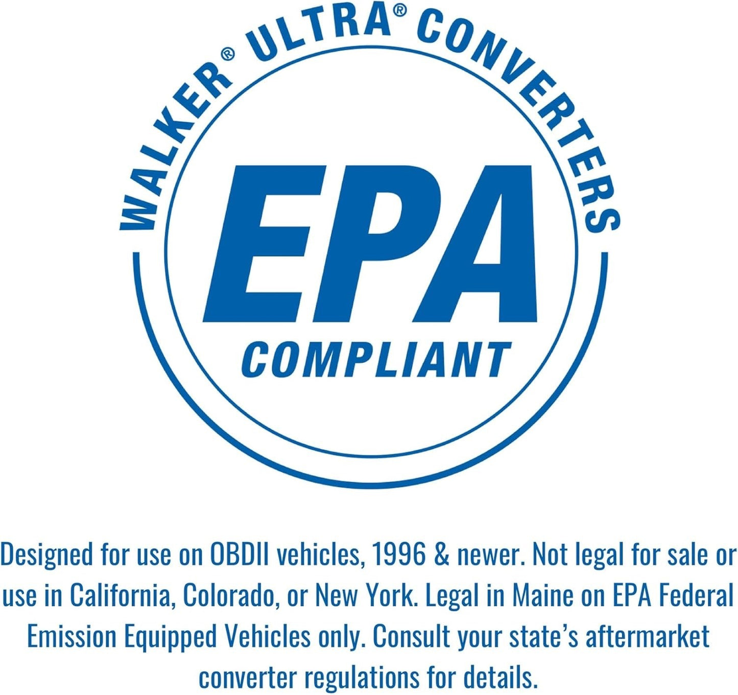 Catalytic Converter-EPA Walker 16953 N/CA/RK102168-CHN-XTL