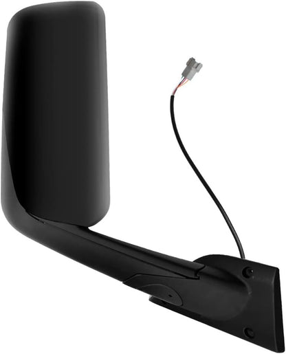 YUANONE Black Door Mirror Assembly Fit Freightliner Cascadia 2018 2019 2020 2021