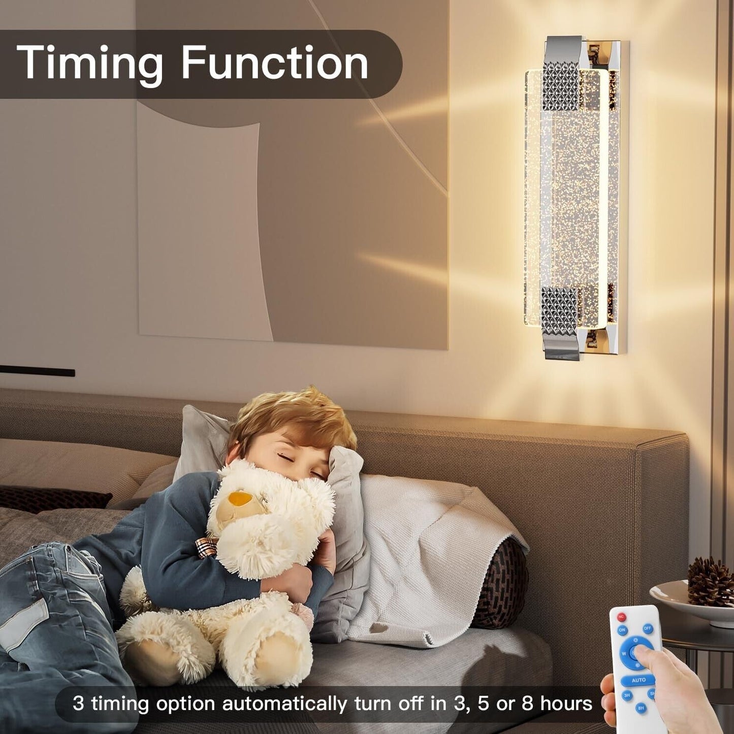 Battery Operated Wall Sconce Rechargeable Battery Powered 12000Mah Wall Light In
