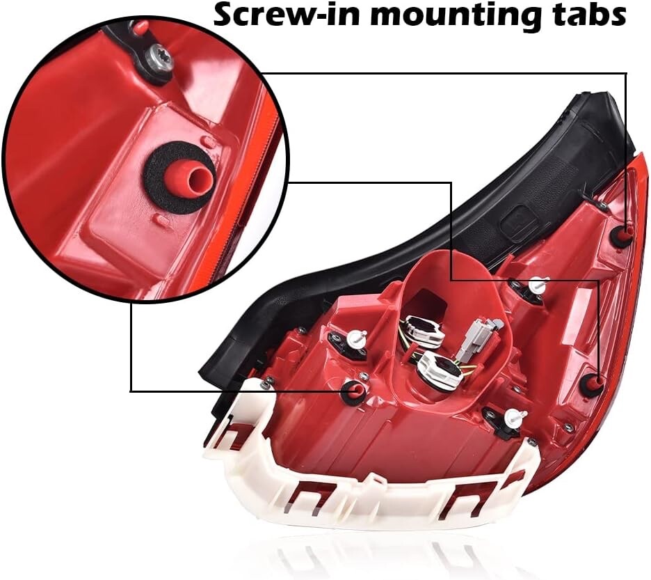 G-PLUS Tail Light Assembly, Compatible with Chevy Malibu LT/LS/Eco 2013 2014 201