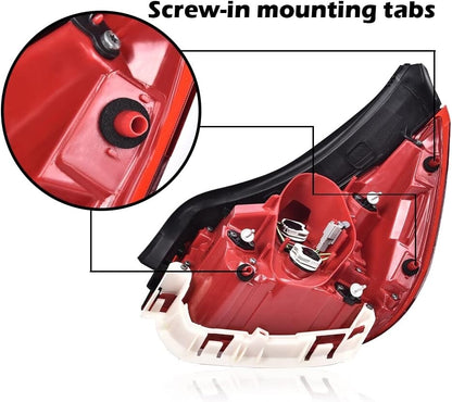 G-PLUS Tail Light Assembly, Compatible with Chevy Malibu LT/LS/Eco 2013 2014 201