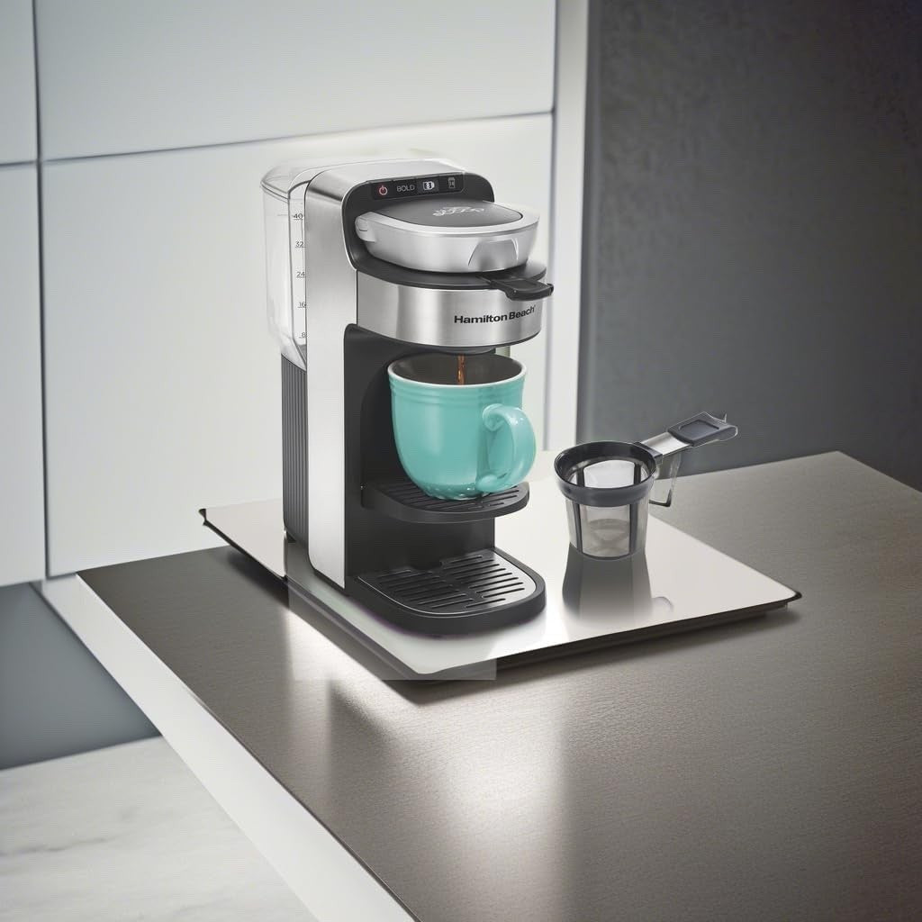 Hamilton Beach The Scoop Single Serve Coffee Maker & Fast Grounds