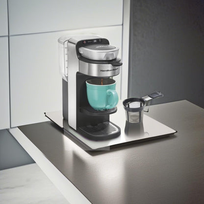 Hamilton Beach The Scoop Single Serve Coffee Maker & Fast Grounds