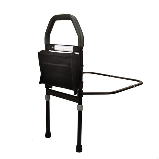 Sangohe Bed Rail for Elderly with Motion Light & Storage Pocket Safety 504H