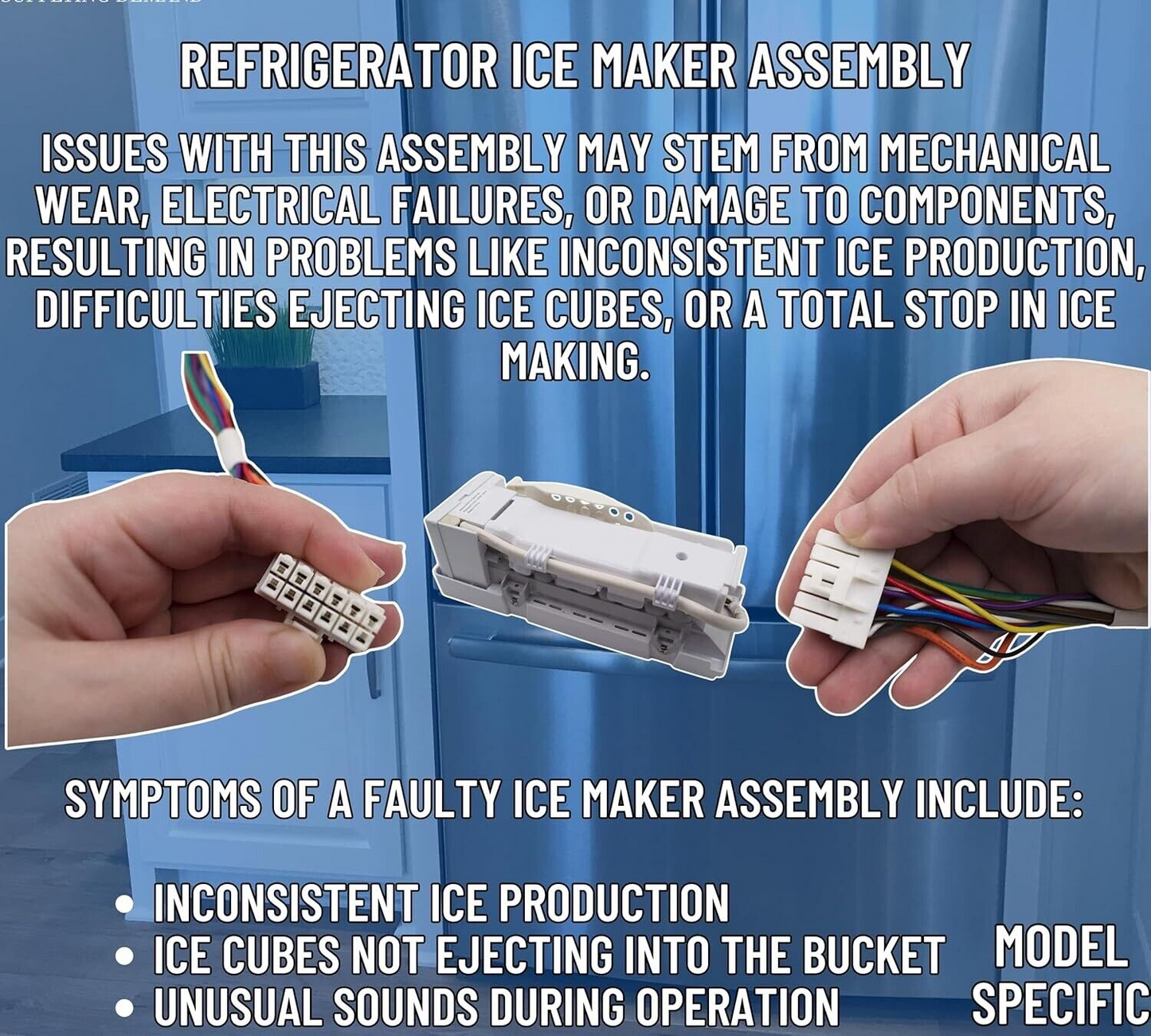 DR11-00107A Refrigerator Icemaker Assembly,