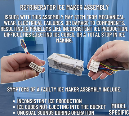 DR11-00107A Refrigerator Icemaker Assembly,